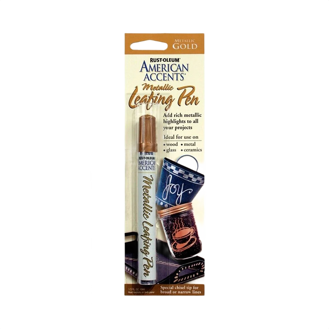 Versatile Rust-Oleum Chisel Tip Leafing Pen Gold Original