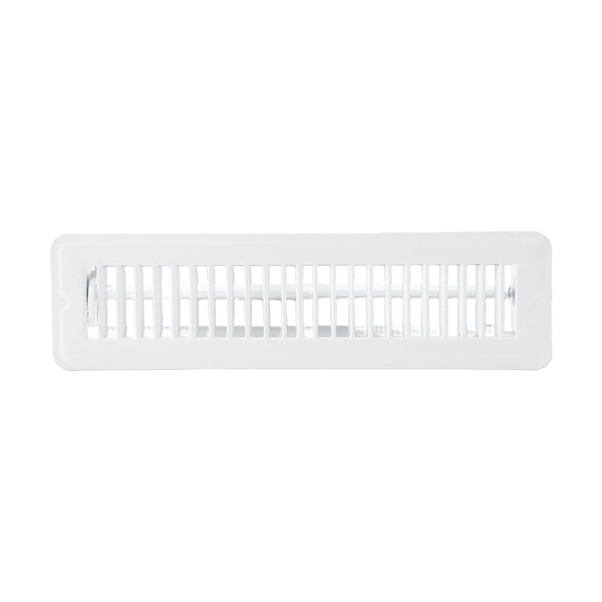 Elegant Home Impressions 2-1 4 in. x 12 in. Steel Floor Register White Fine