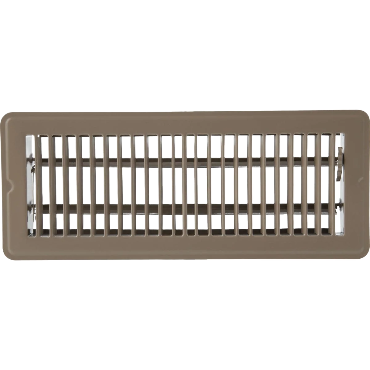 Premium Home Impressions 4 in. x 12 in. Steel Floor Register Brown Consistent