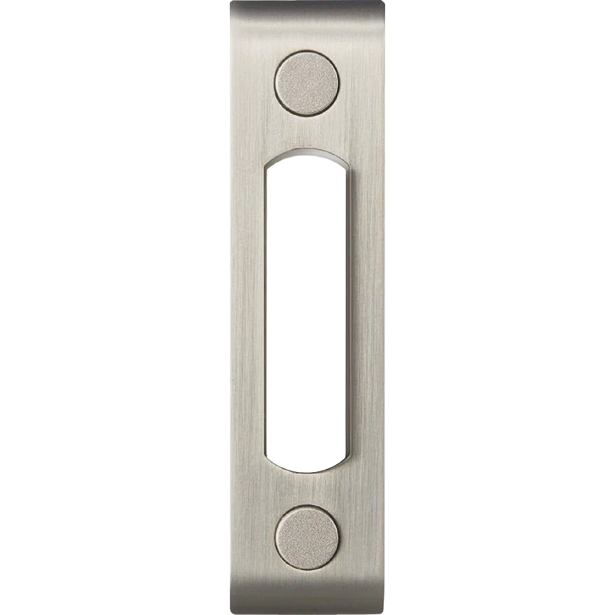 Fine Crafted Heath Zenith Satin Nickel Metal Lighted Doorbell Button Stylish