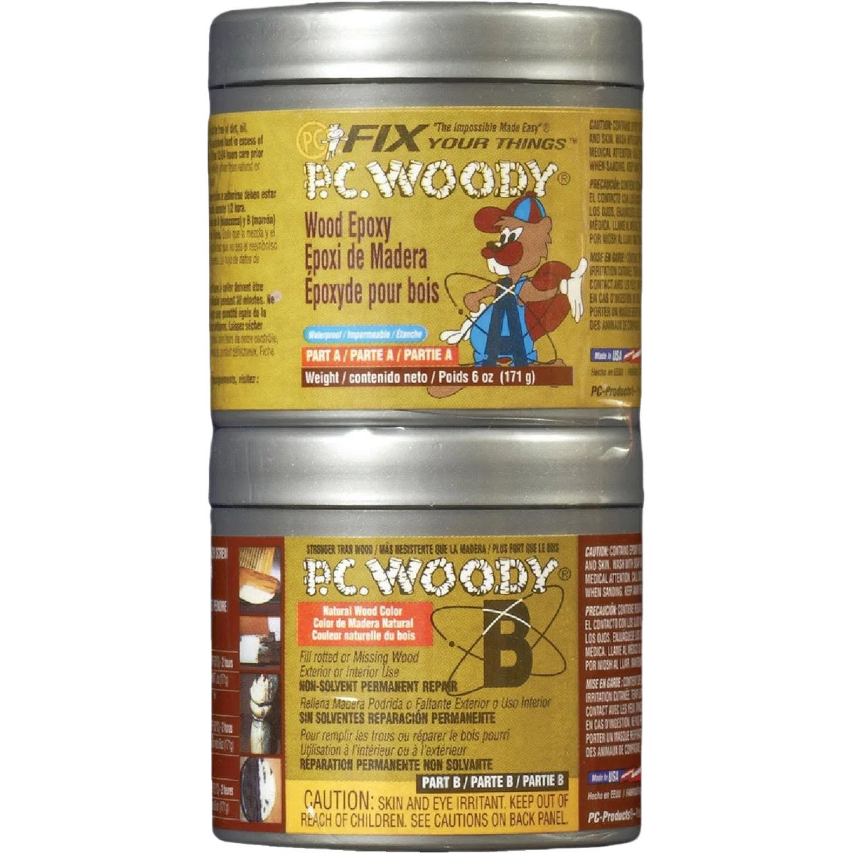 Verified Protective Coating PC Woody Wood Epoxy Paste 6 oz. Casual