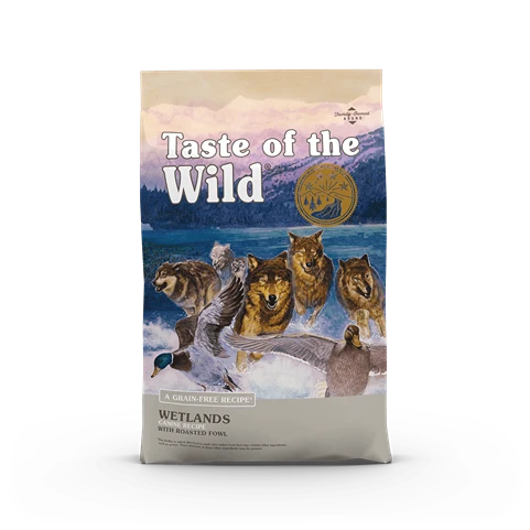 Stylish Taste of The Wild Wetlands Roaster Fowl Canine Recipe Dry Dog Food 15 lb. Safe