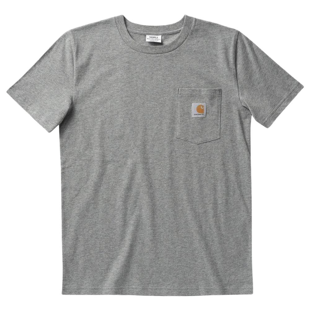 High-End Carhartt Boys' Gray Short Sleeve Pocket T-shirt Size 14 16 Trusted