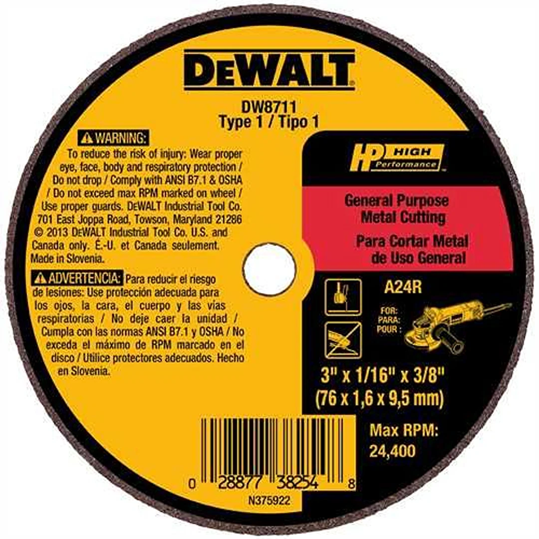 High-Grade DEWALT 2-1 2 x .035 x 1 4 A36T Metal Stainless Cutting Wheel 3-Pack Advanced