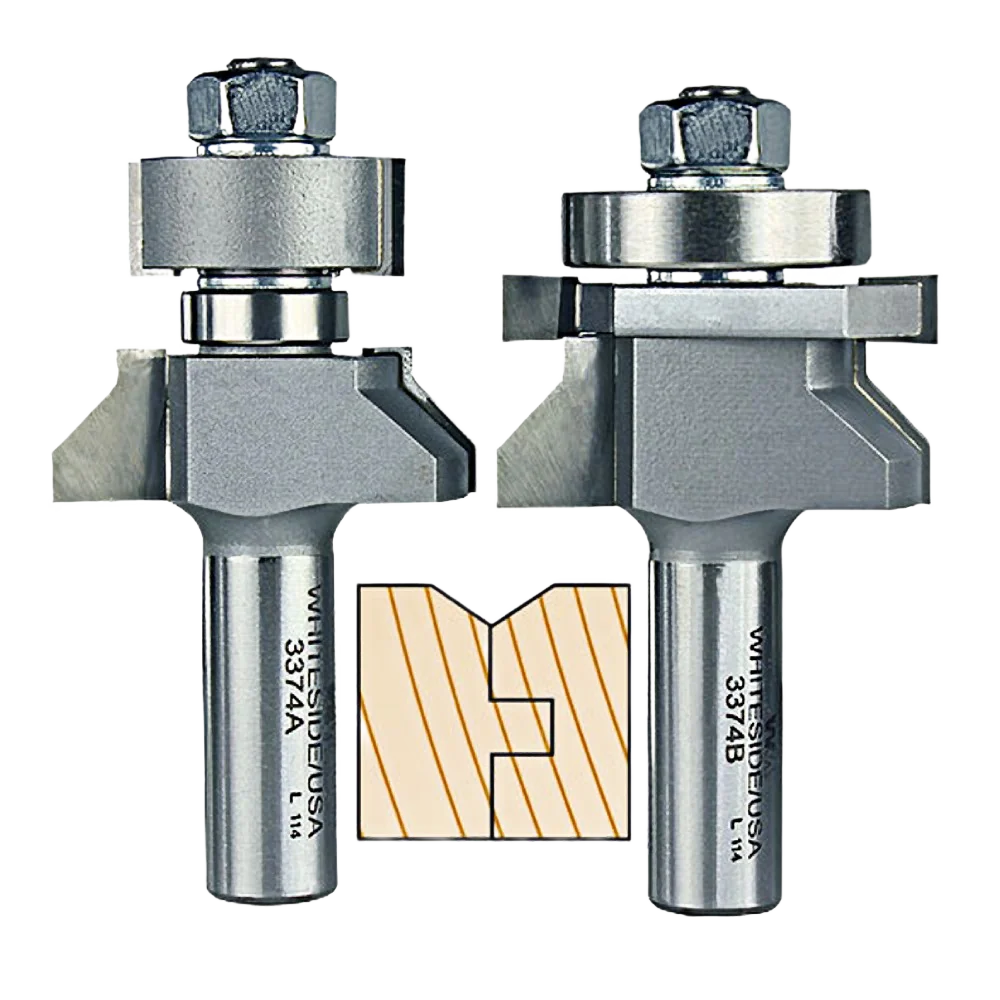 Functional Whiteside Panel Tongue Groove Bit Set 1 2 in. SH x 1-5 8 in. LD x 1 in. CL Casual
