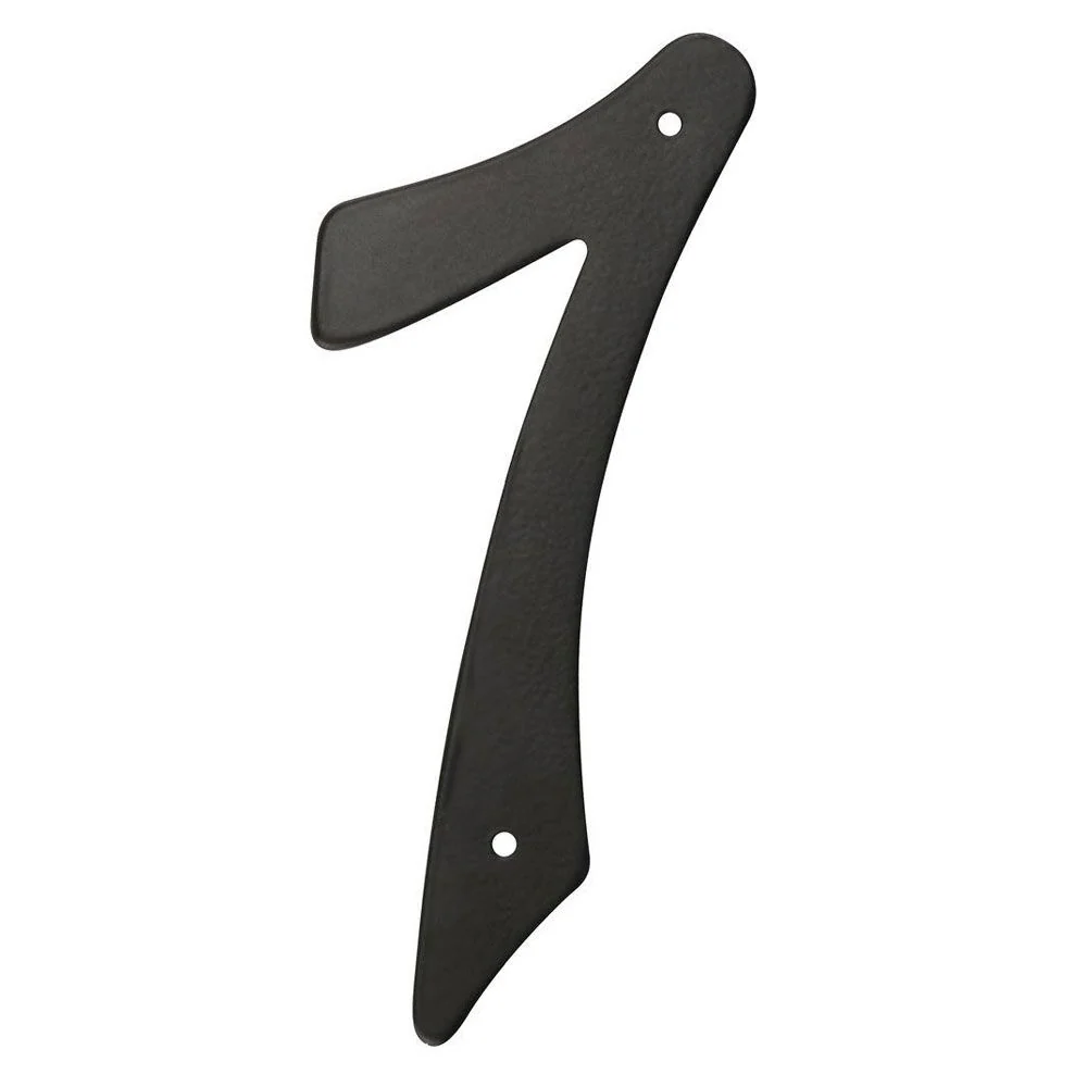 Innovative Hillman 4-In. Nail On Aluminum House Number 7 Exceptional