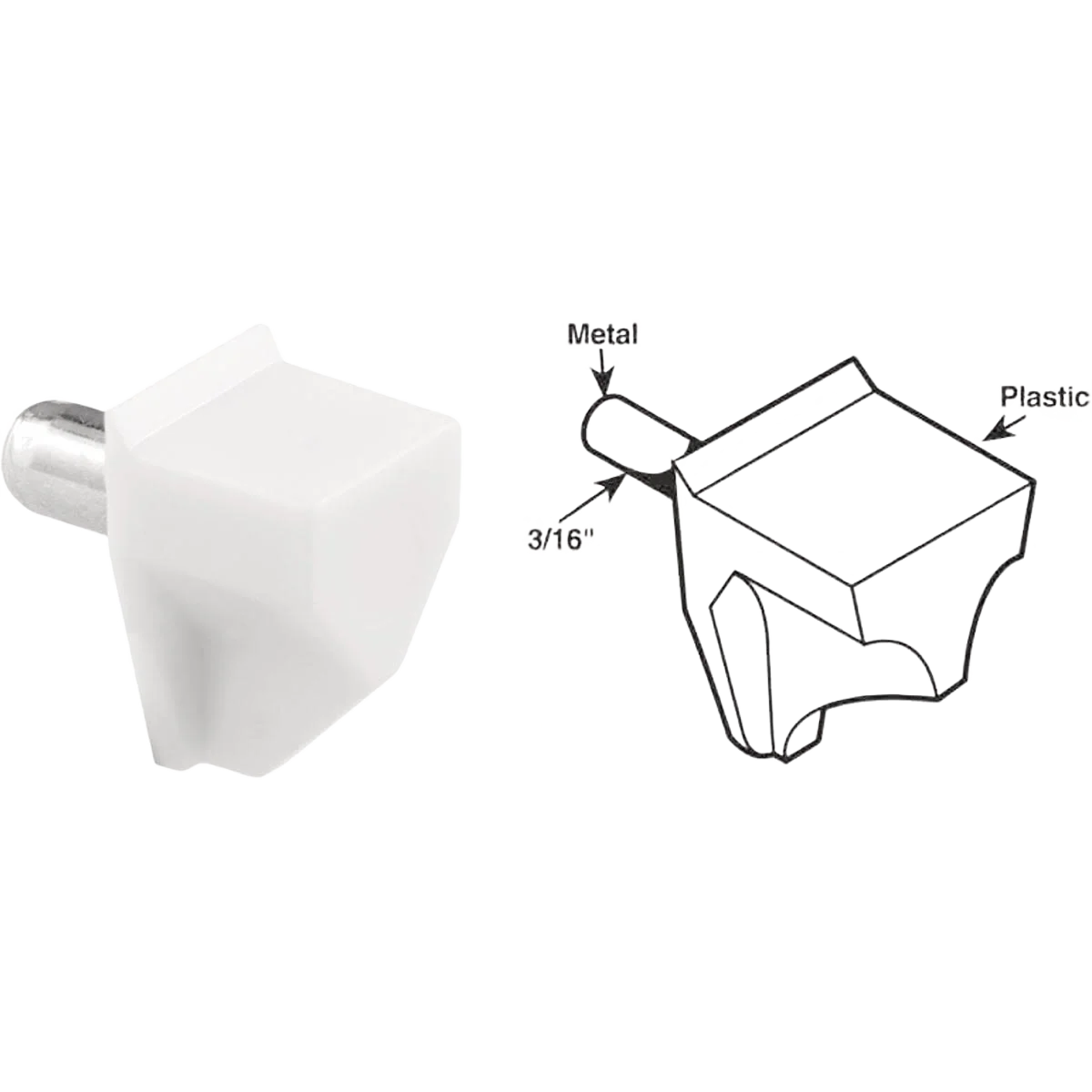 Certified Prime-Line 5mm Plastic with Steel Shelf Support Innovative