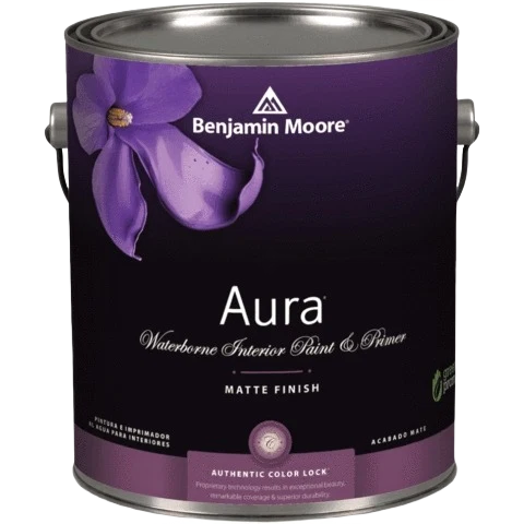 Environmentally Friendly Benjamin Moore Aura 2X Matte Tintable Interior Paint Primer 1 Gallon Authentic