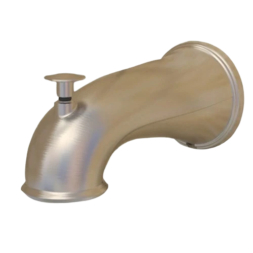 Selected Danco 6 Decorative Tub Spout with Diverter in Brushed Nickel Specialty