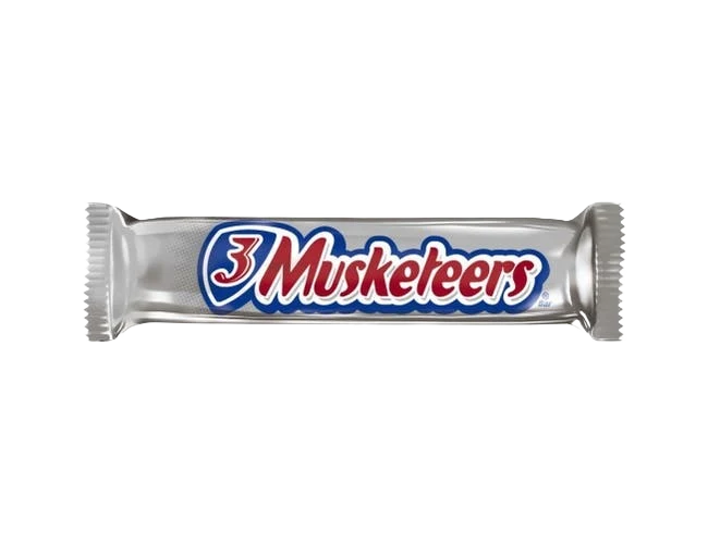 Clean 3 Musketeers Candy Bar 1.92 oz. Sustainable