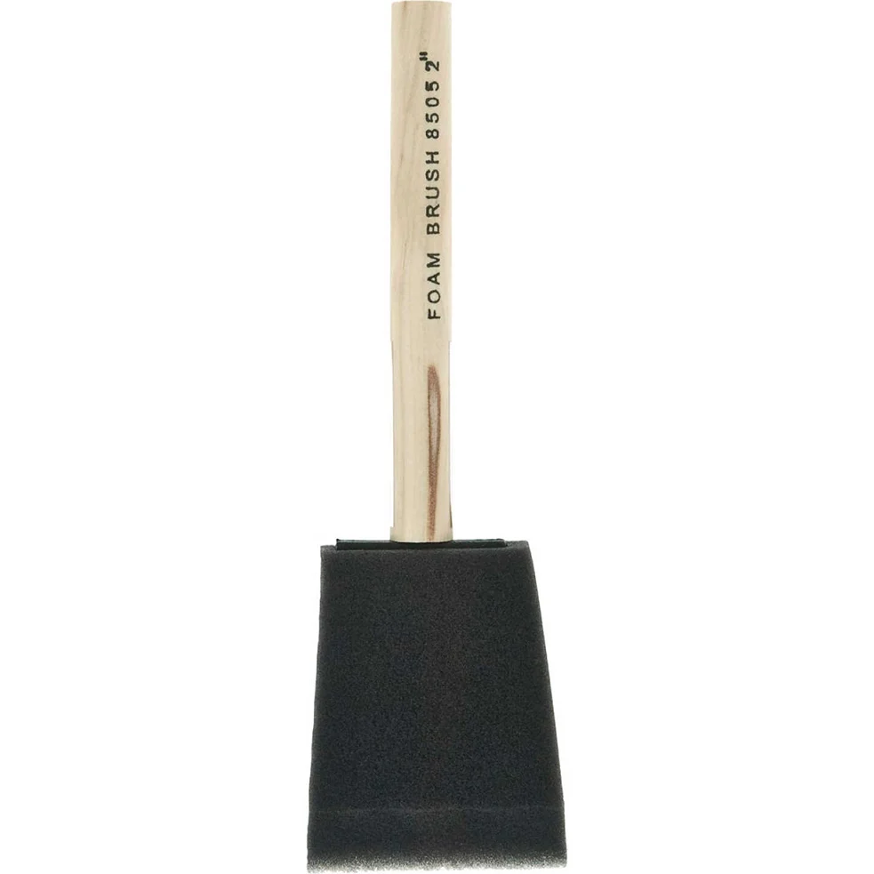 Versatile Linzer 2-In. Foam Brush with Wood Handle Artisan