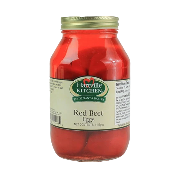 Breathable Hartville Kitchen Red Beet Eggs 11 Eggs High-Performance