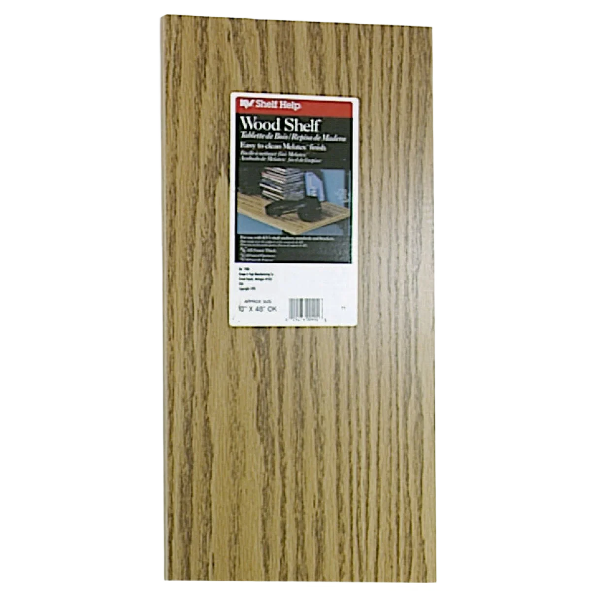 Crafted Knape Vogt Oak All-Purpose Shelf 10 In. x 48 In. Superior