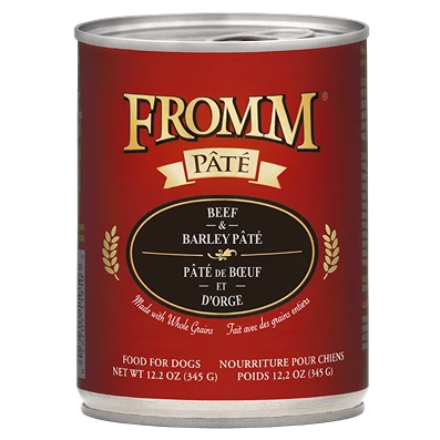 Environmentally Friendly Fromm Gold Beef Barley Pate Canned Dog Food 12.2 oz. Fashionable