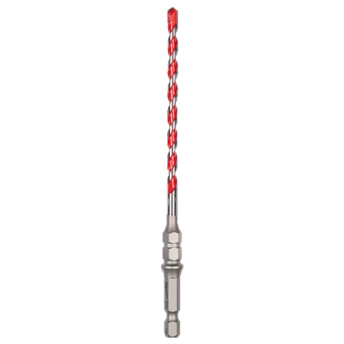 Lightweight Milwaukee SHOCKWAVE™ Impact Duty™ 3 16 x 6 Carbide Hammer Drill Bit w Hex Collar Versatile