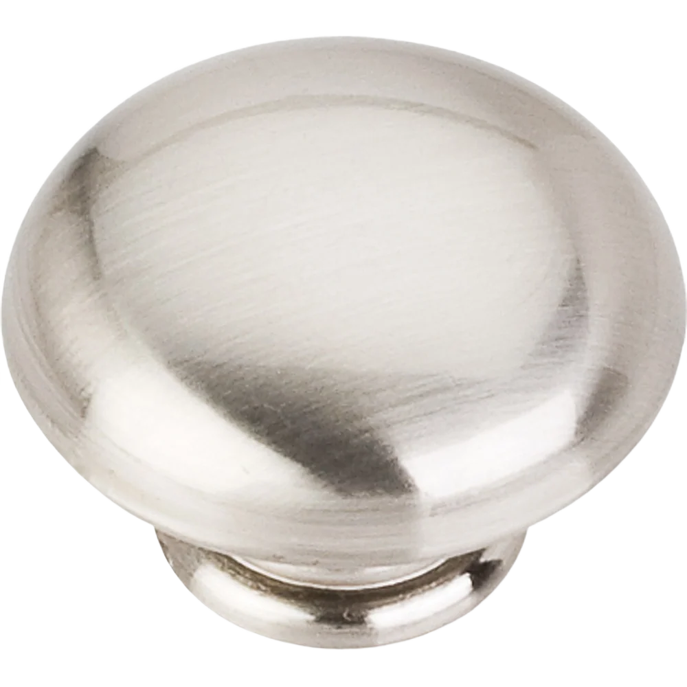 Refined Hardware Resources 1-3 16 In. Plain Gatsby Knob Satin Nickel Traditional