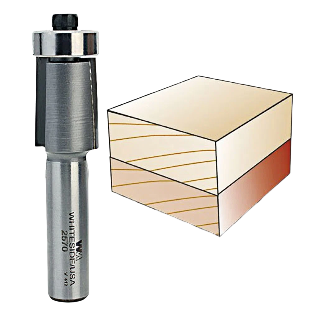 Pure Whiteside Downshear Flush Trim Bit 1 2 in. SH x 3 4 in. CD x 1 in. CL Quality