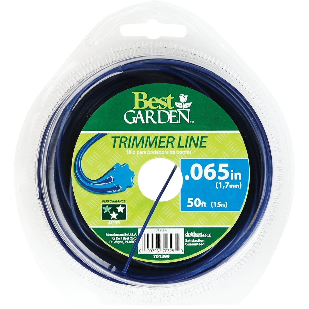 Exceptional Garden Round Trimmer Line 0.065 in. x 50 ft. Durable