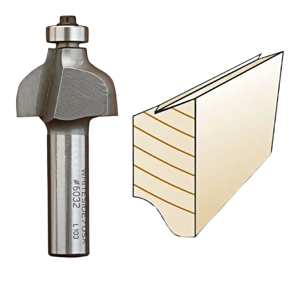 Classic Whiteside Drawer Edge Finger Pull Bit 1 2 in. SH x 3 4 in. CL Responsible