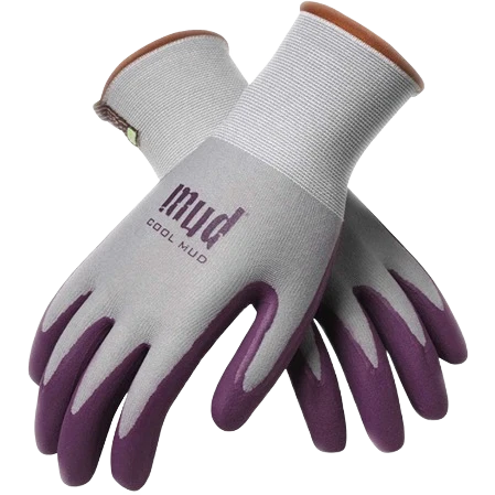 Trendy Mud Women's Large Lilac Nylon Garden Gloves Secure