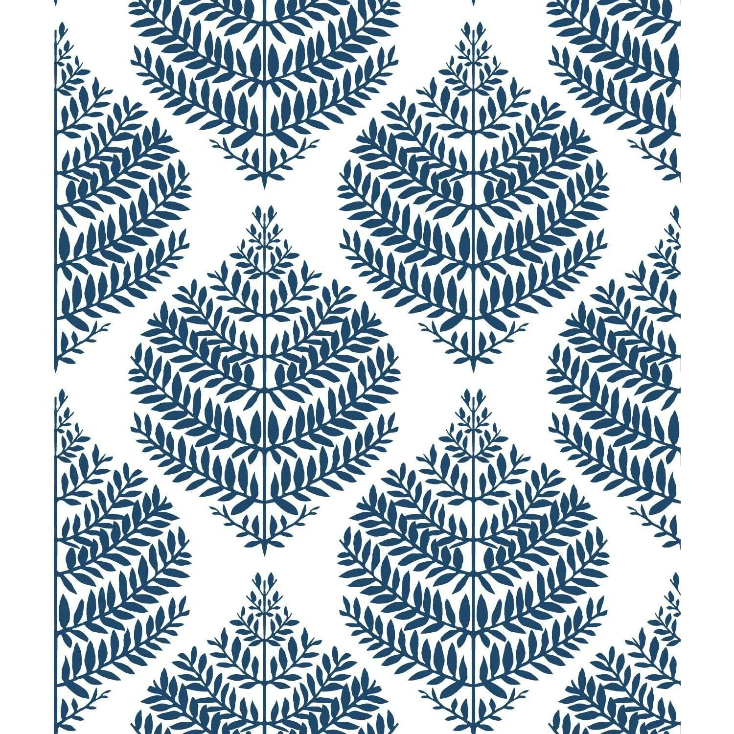Comfortable RoomMates Hygge Fern Damask Peel Stick Wallpaper Artisan