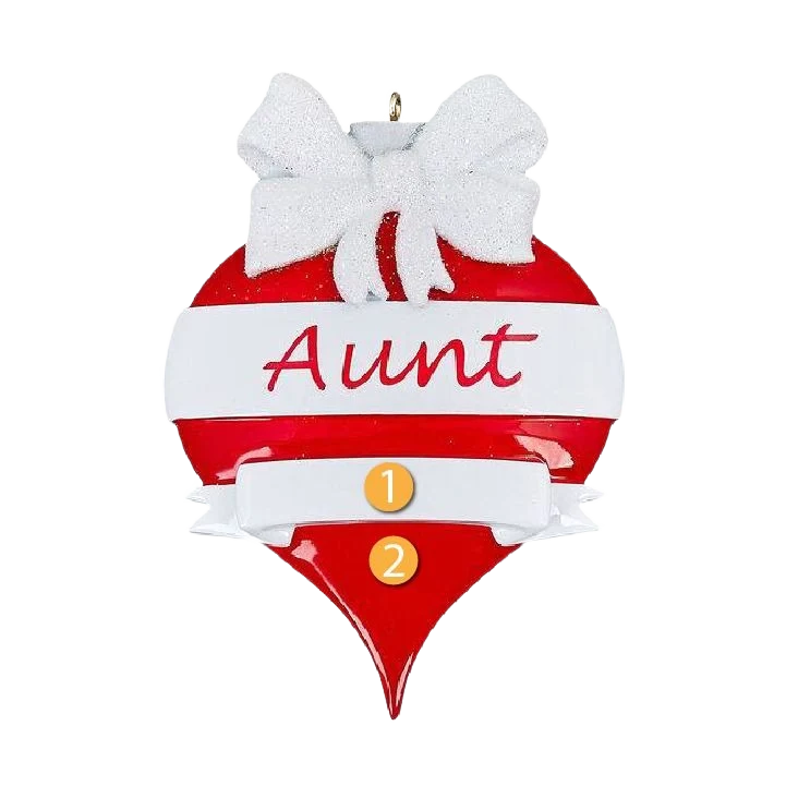 Easy-to-Use Rudolph Me Personalized Aunt Ornament Stylish