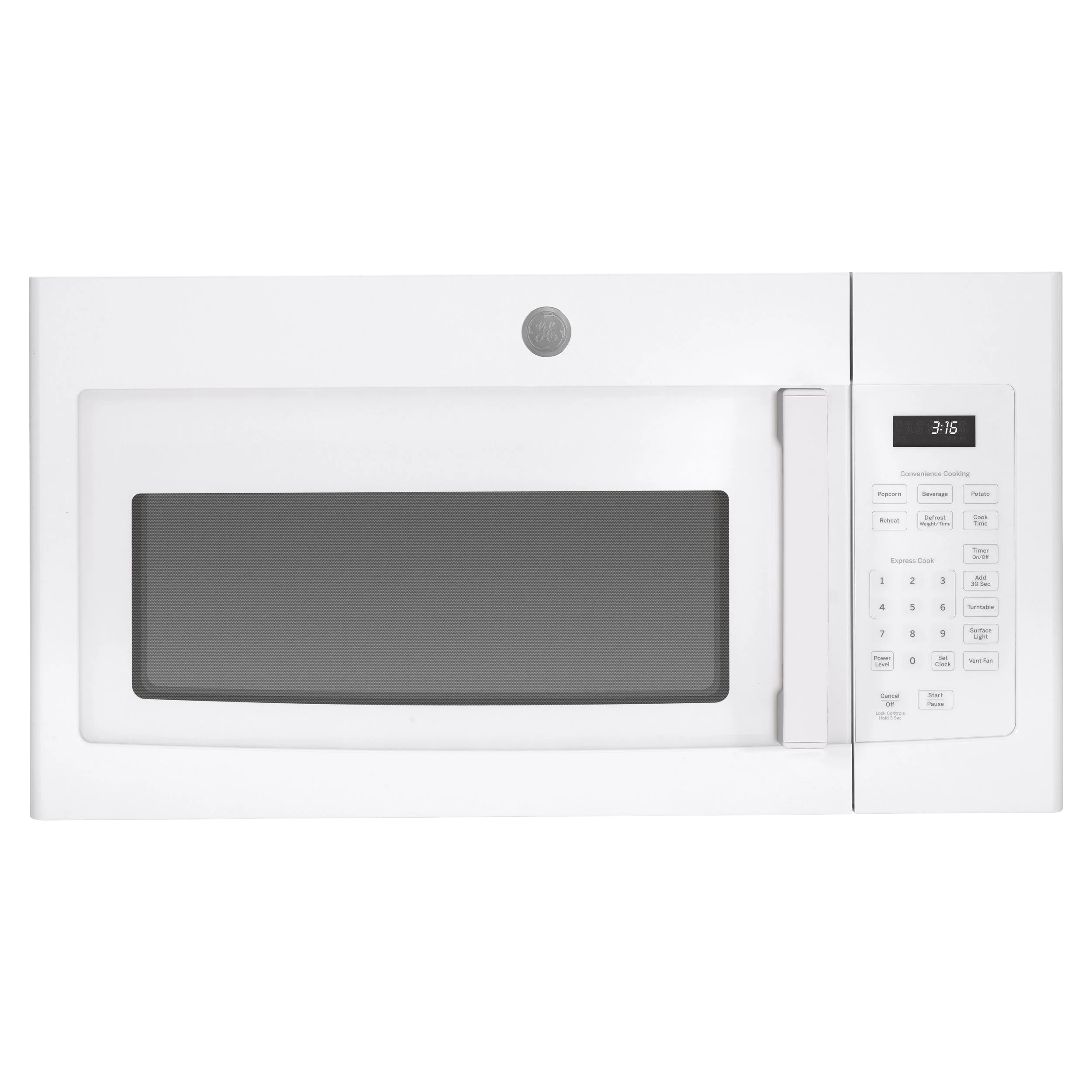Contemporary GE® 1.6 Cu. Ft. Over-the-Range Microwave Oven Exceptional