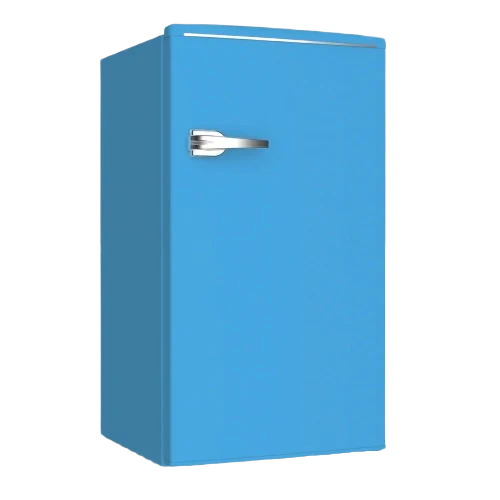 Exceptional Avanti 3.0 Cu. Ft. Retro Compact Refrigerator - Robin's Egg Blue Crafted