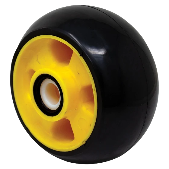 Lightweight John Deere AM115488 5 X 2.7 Yellow Gage Wheel Assembly 2-Pack Advanced