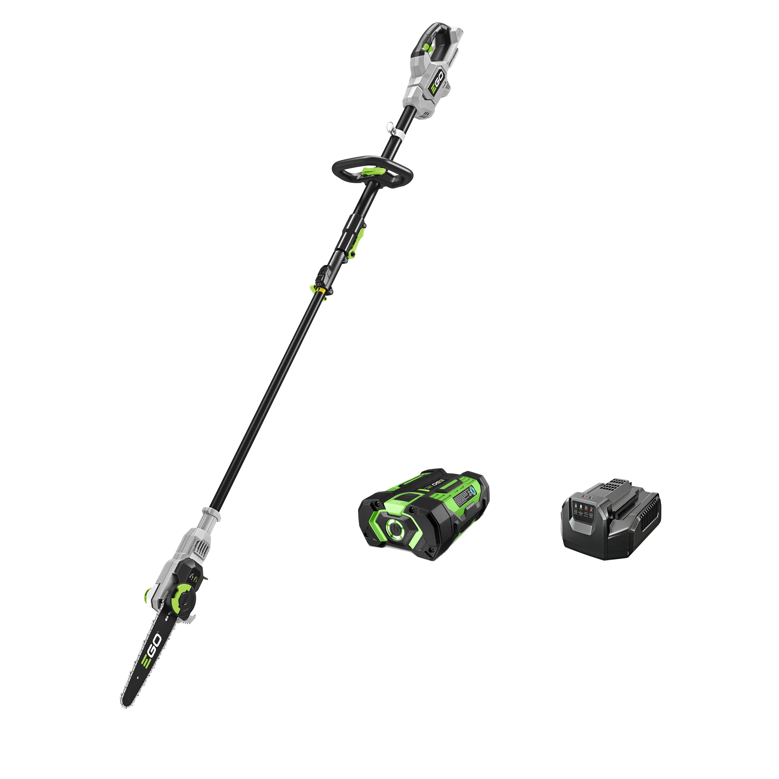 Top-Quality EGO POWER 10 Telescopic Pole Saw with Battery and Charger Easy-to-Use