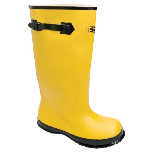 Dependable Norcross Men's Yellow Safety Servus Rubber Boots Size 11 High-Grade