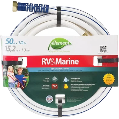 Easy-to-Use Element RV Marine 1 2 Dia. x 50' L. Drinking Water Safe Hose Advanced