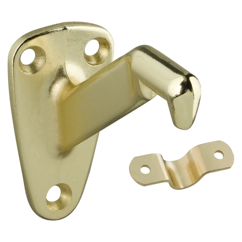 Sustainable National Hardware Polished Brass Handrail Bracket Innovative
