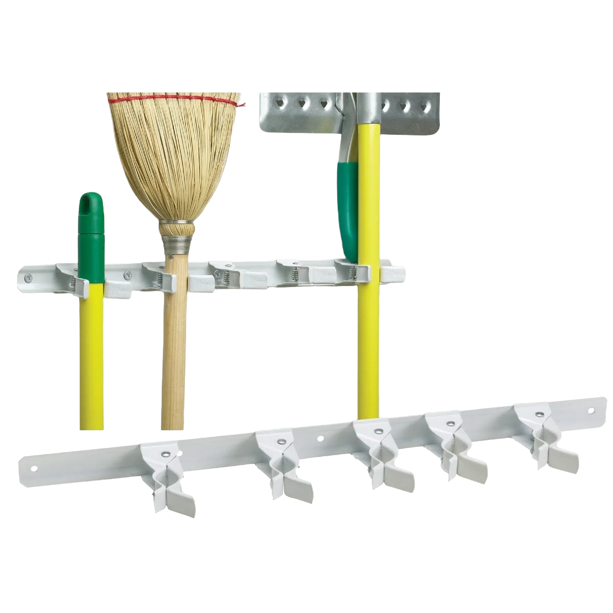 Prestigious Do it Rust-Resistant White 5-Spring Clip Organizer Convenient