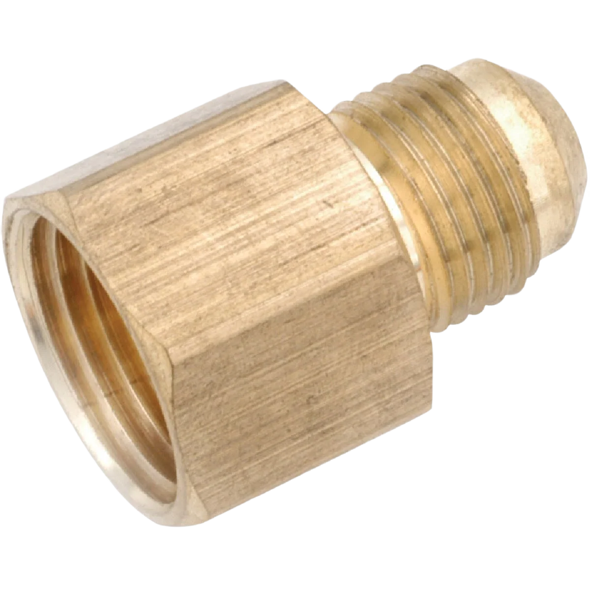 World-Class Anderson Metals Brass Low Lead Female Flare Connector 3 8 In. x 1 4 In. High-Quality