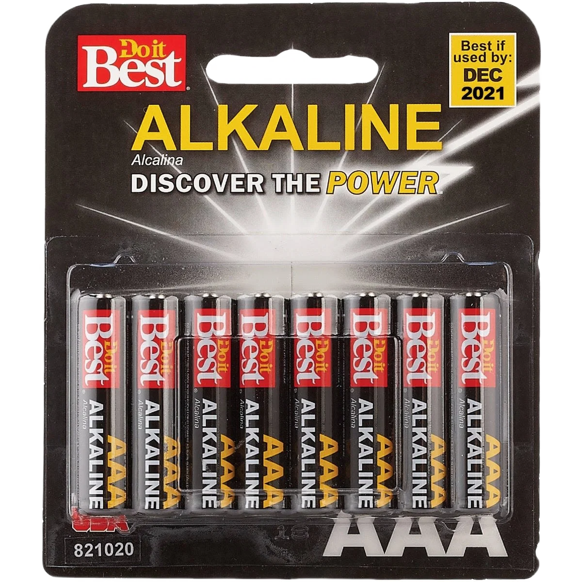 Superior Do it AAA Alkaline Battery 8-Pack Unique