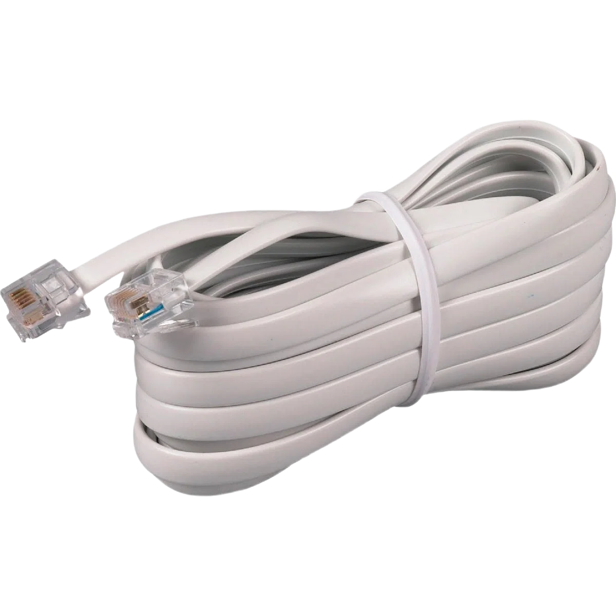 Professional RCA 15 Ft. White Phone Cord User-Friendly