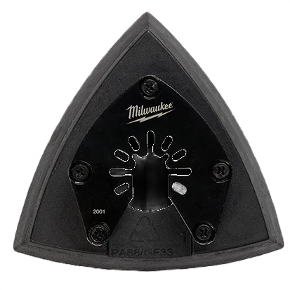 Breathable Milwaukee OPEN-LOK™ 3-1 2 Triangle Sanding Pad Solid
