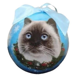 Breathable E S Pets Himalayan Cat Christmas Ball Ornament Innovative