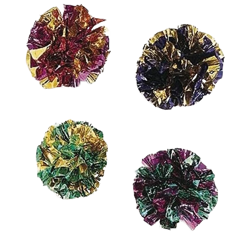 First-Class Ethical Pet Spot Mylar Balls Cat Toy 4 Pack Selected