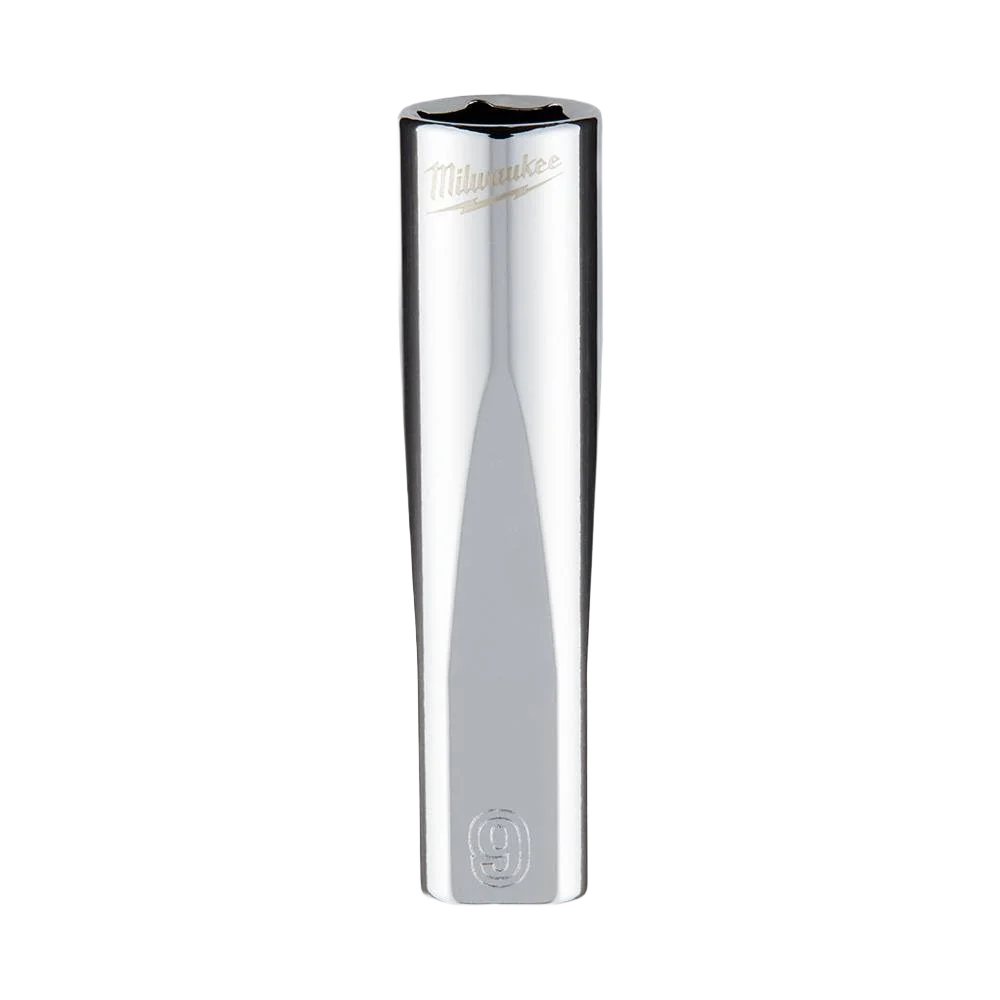 Elegant Milwaukee 1 4 Drive 9-mm Deep Socket w FOUR FLAT™ Sides Outstanding