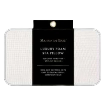 Professional Maison de Base Foam White Bath Pillow Luxury
