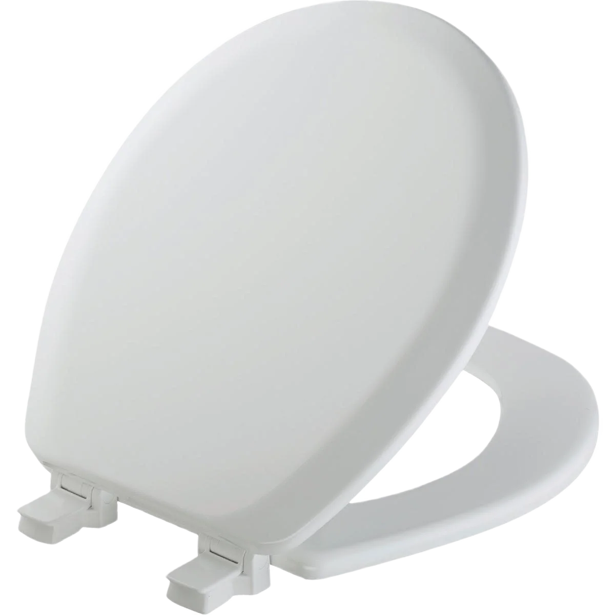 Outstanding Mayfair Advantage Round White Wood Toilet Seat Effective