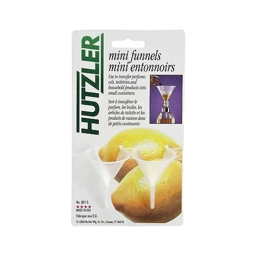 Comfortable Hutzler Plastic Mini Funnels Set of 2 Reliable