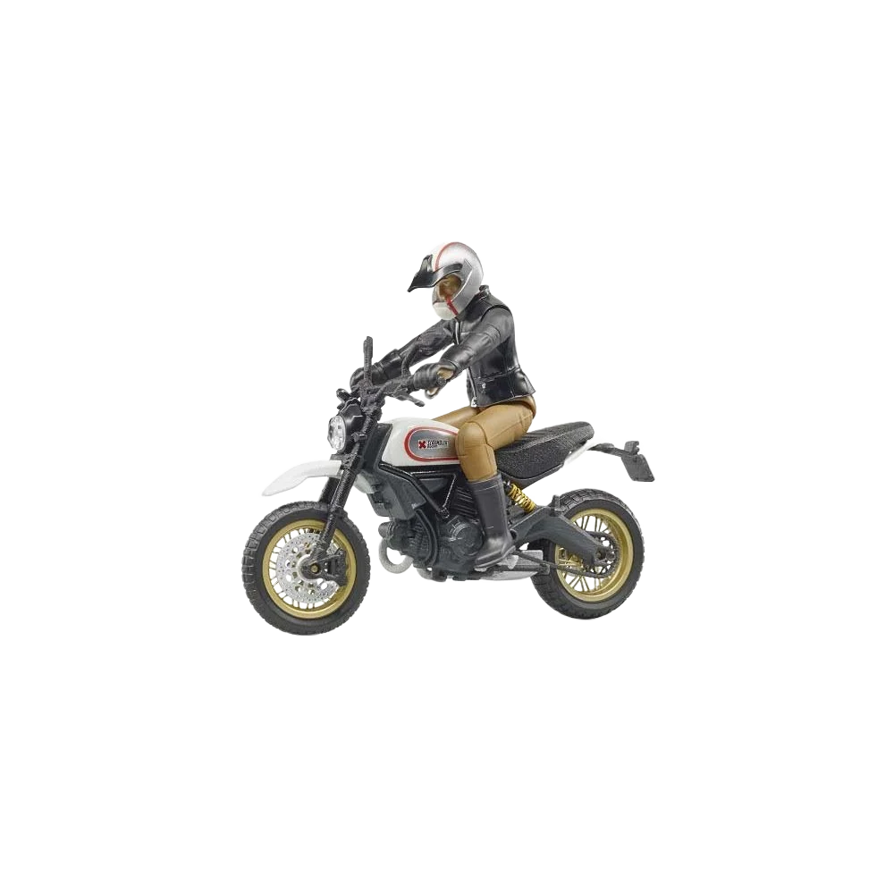 Exceptional Bruder 63050 1 16 Scale Scrambler Ducati Desert Sled Motorcycle with Rider Breathable