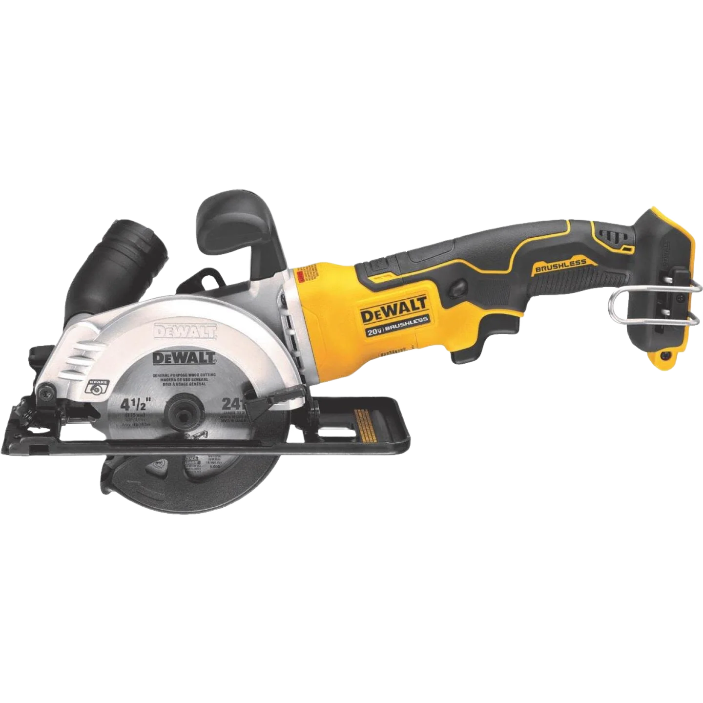 Fine Crafted DEWALT ATOMIC™ 20V MAX 4-1 2 Brushless Cordless Circular Saw Tool Only Top-Quality