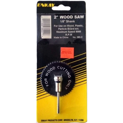 Practical Enkay 2 in. Wood Cutting Saw 1 8 in. Shank Secure