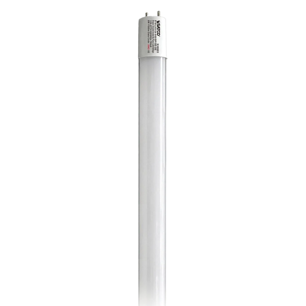 Fashionable Satco 9 Watt T8 LED Natural Light Medium Bi-Pin Bulb Minimalist