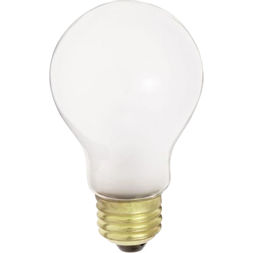 Soft Satco 25 Watt A19 Incandescent Frost Light Bulb 2-Pack Long-Lasting