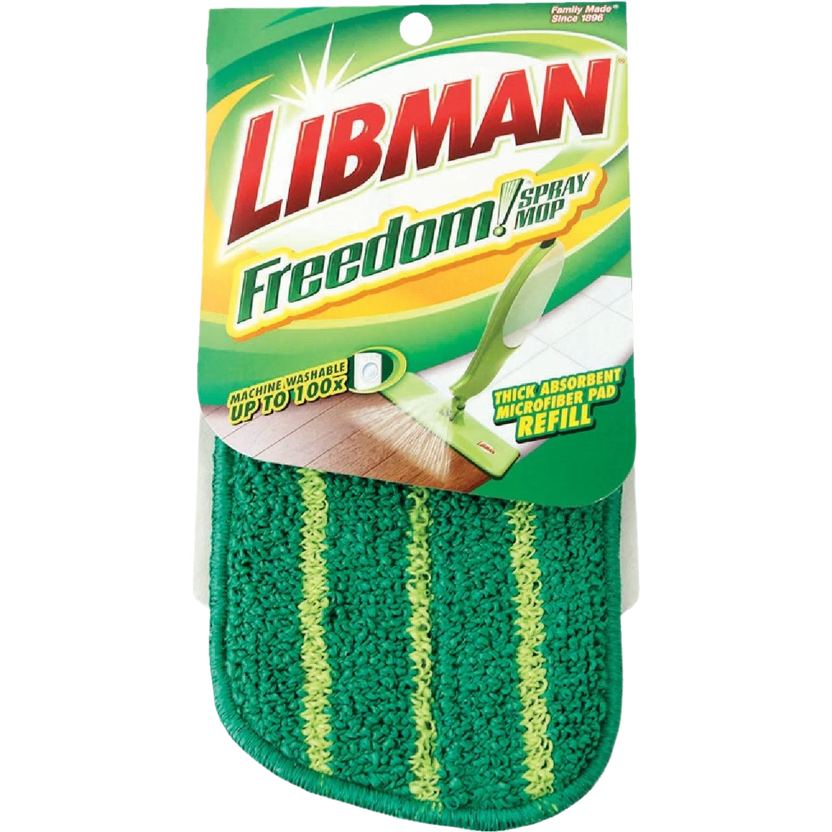 User-Friendly Libman dom Spray Microfiber Mop Refill Pad 15 in. Excellent